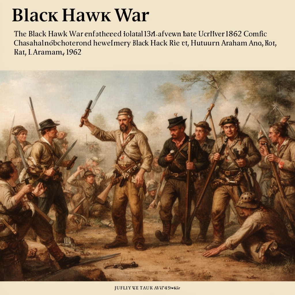 AI-generated illustration of Black Hawk War