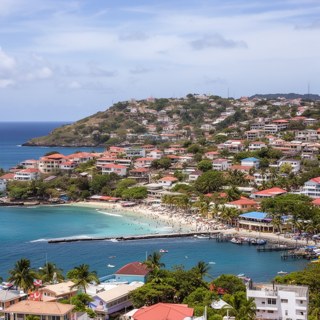 AI-generated illustration of Antigua and Barbuda