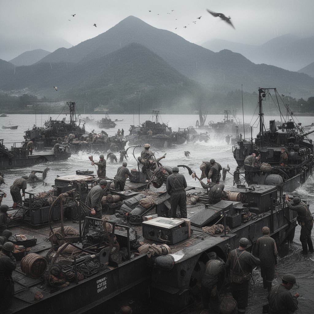 AI-generated illustration of Operation Olympic