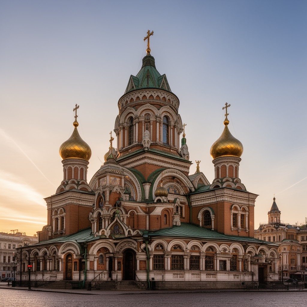 AI-generated illustration of Russian Orthodox Church
