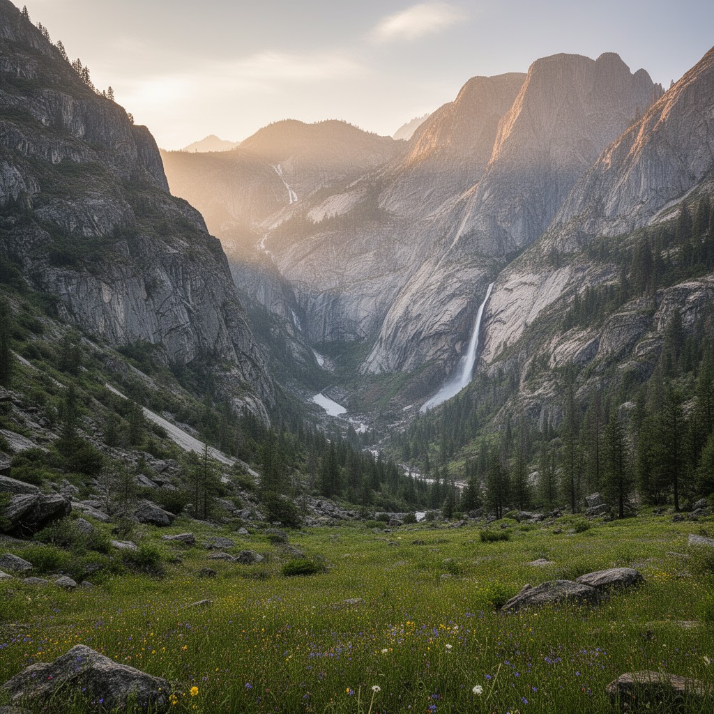 AI-generated illustration of Tokopah Valley