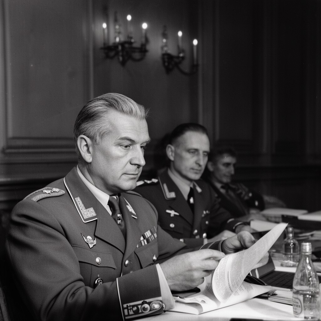 AI-generated illustration of Wilhelm Keitel