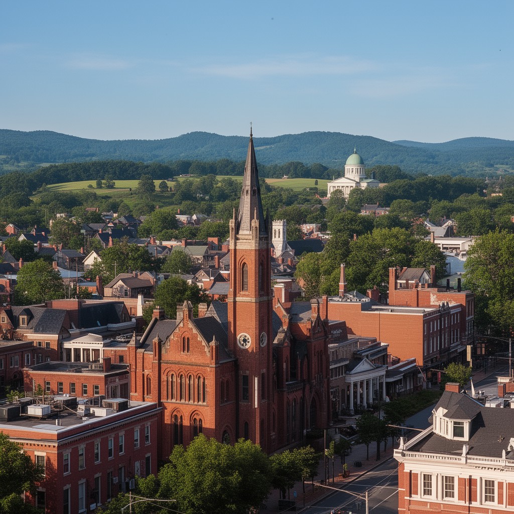 AI-generated illustration of Frederick County, Maryland