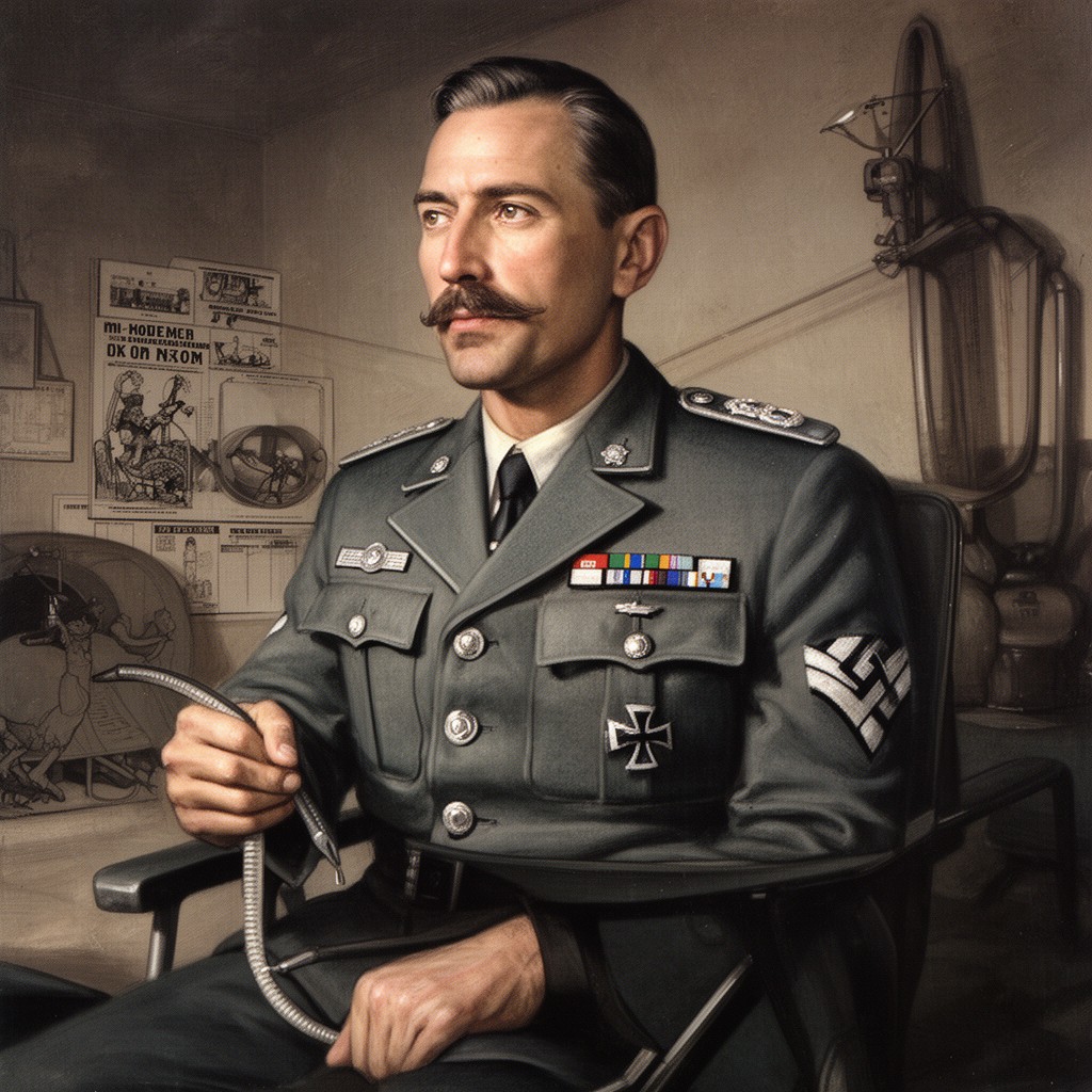 AI-generated illustration of Otto Hofmann