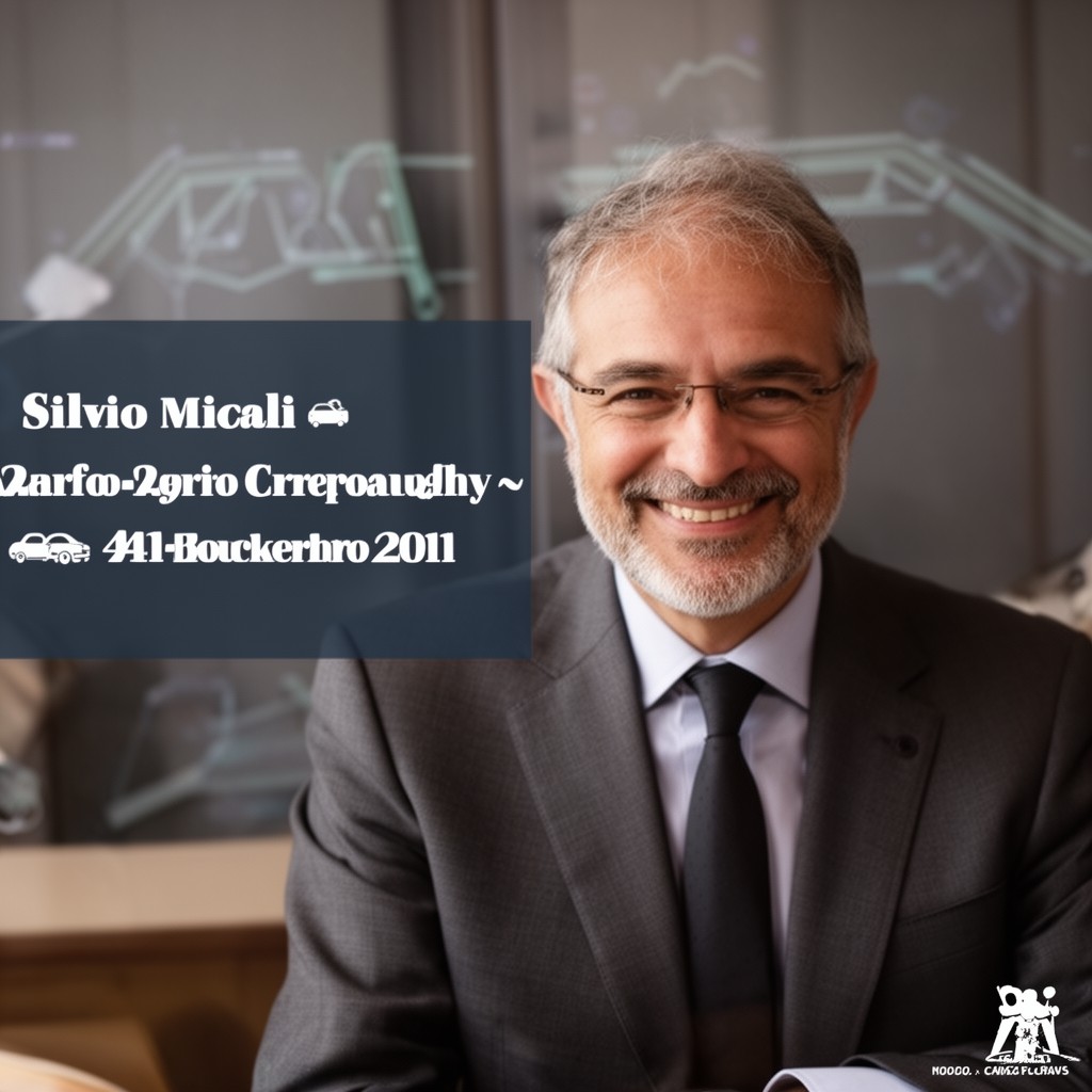AI-generated illustration of Silvio Micali
