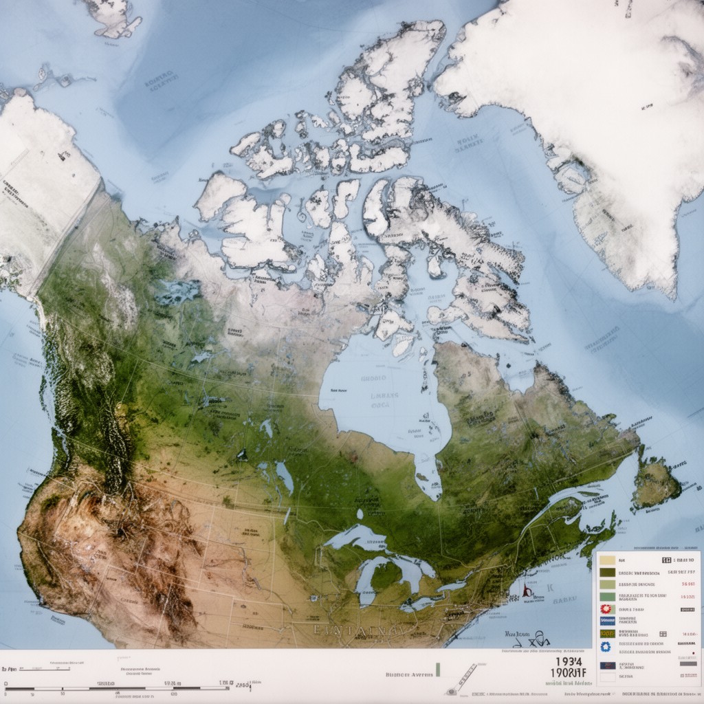 AI-generated illustration of Canada
