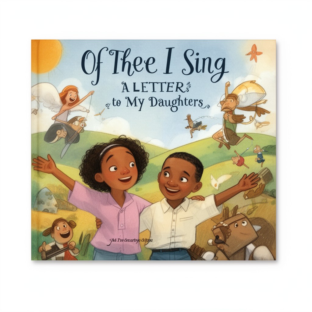 AI-generated illustration of Of Thee I Sing: A Letter to My Daughters