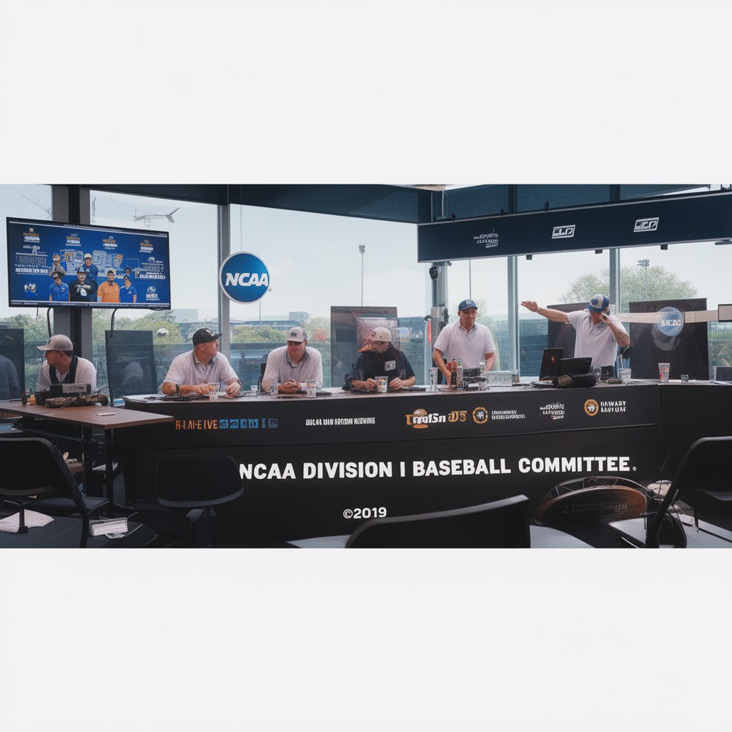 AI-generated illustration of NCAA Division I Baseball Committee