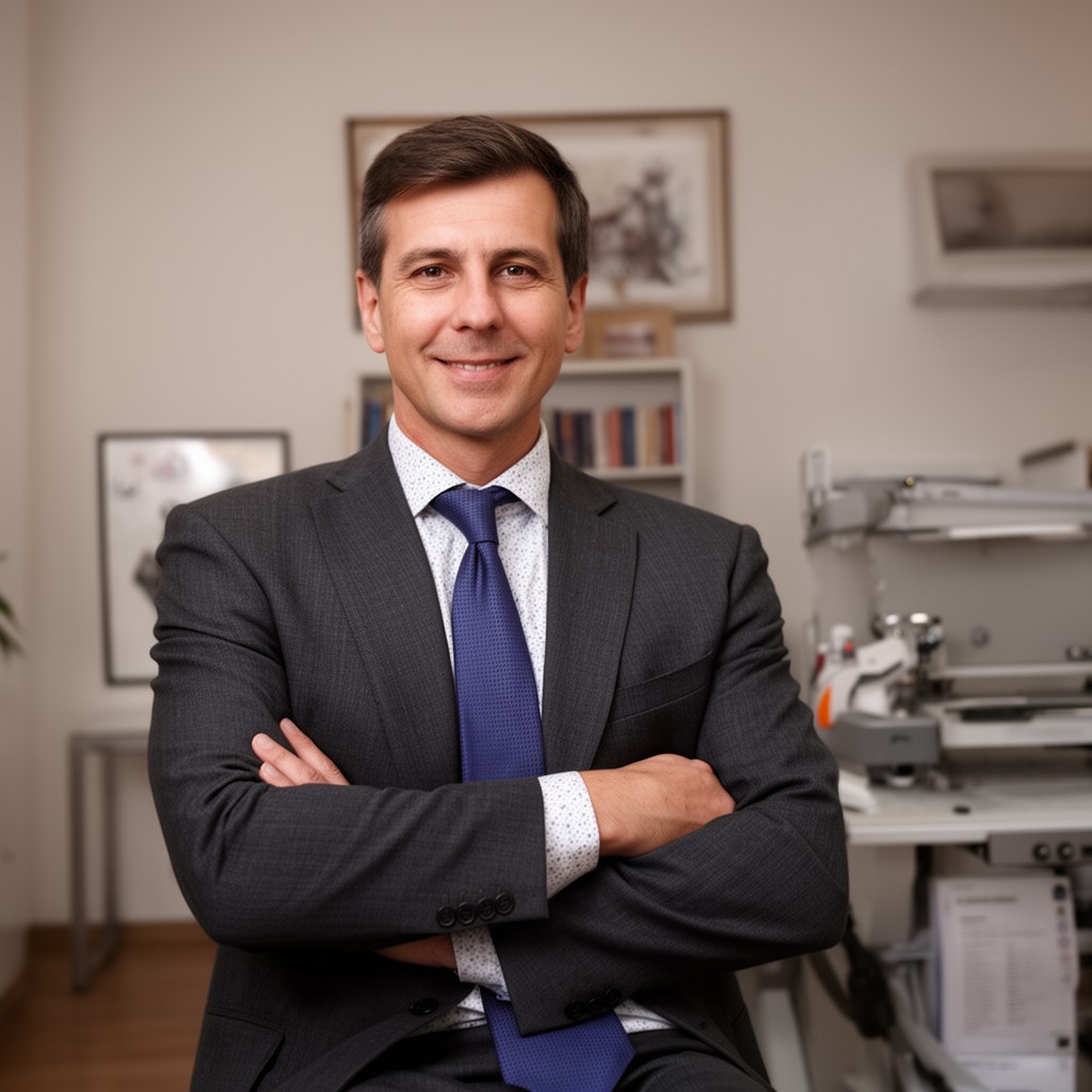 AI-generated illustration of Miloš Marić (civil servant)