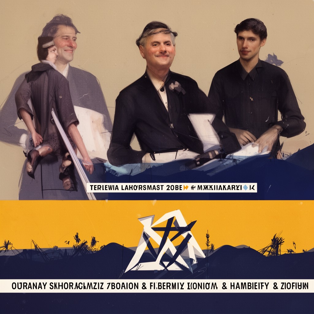 AI-generated illustration of Labor Zionism