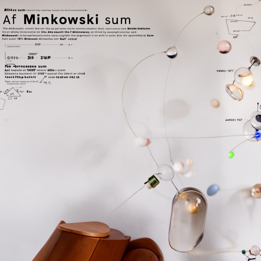 AI-generated illustration of Minkowski sum