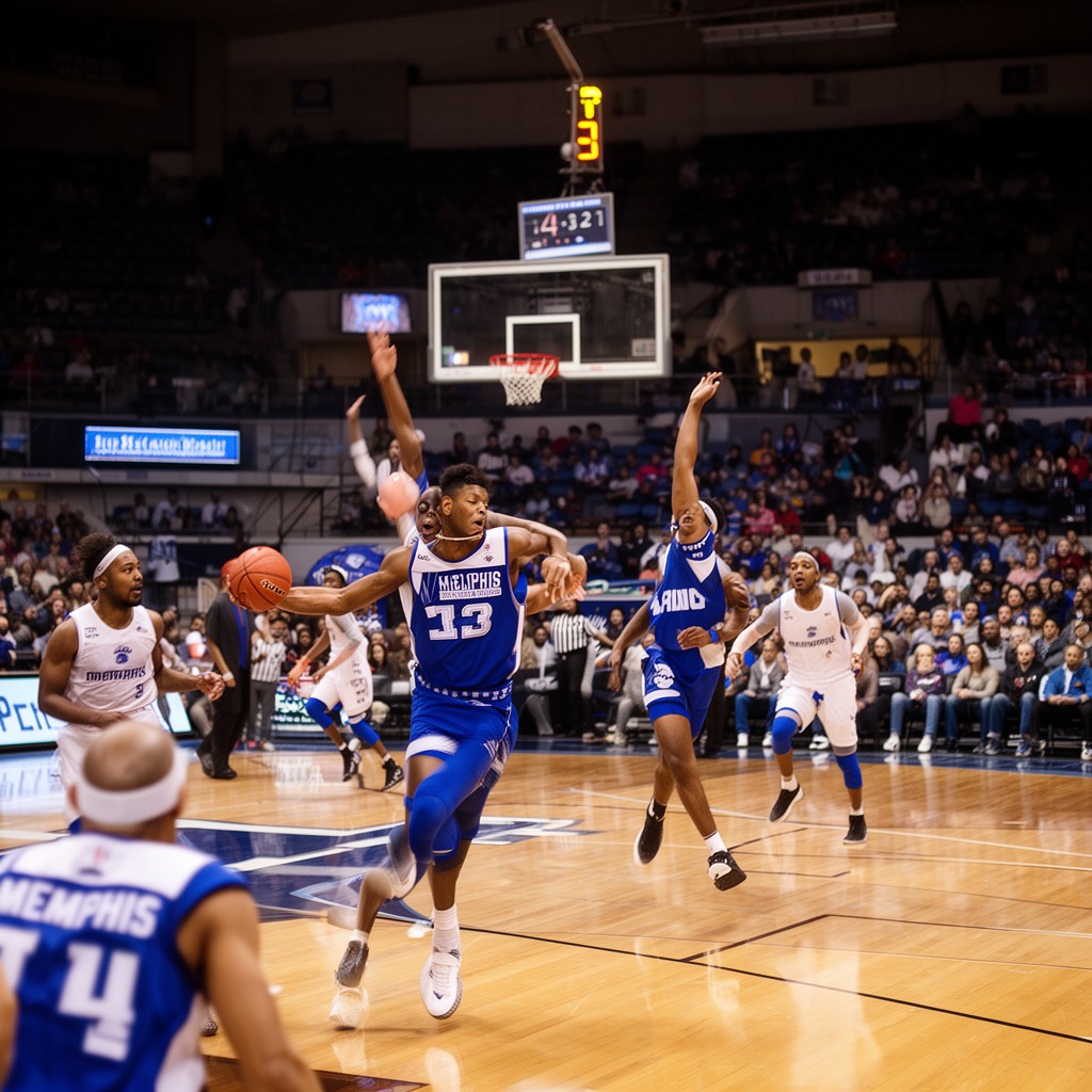 AI-generated illustration of Memphis Tigers