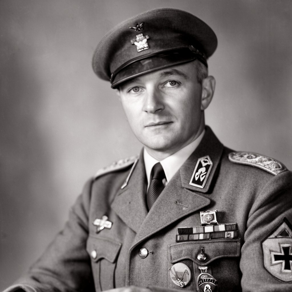 AI-generated illustration of Erwin Rommel