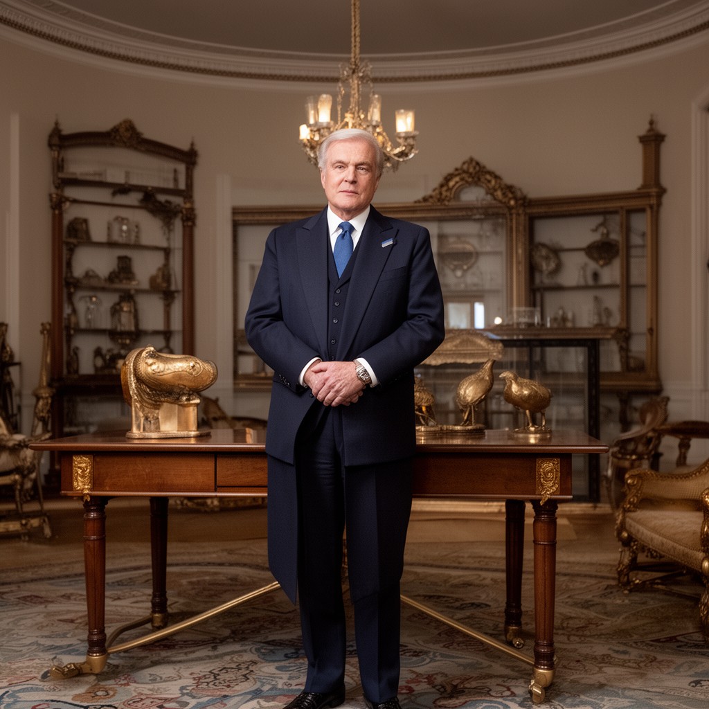AI-generated illustration of Chief Usher