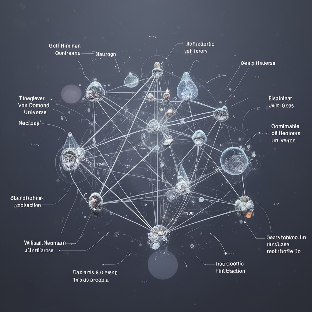 AI-generated illustration of von Neumann universe