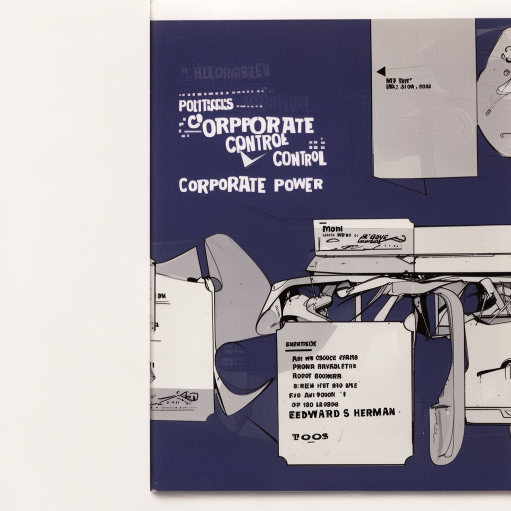 AI-generated illustration of Corporate Control, Corporate Power