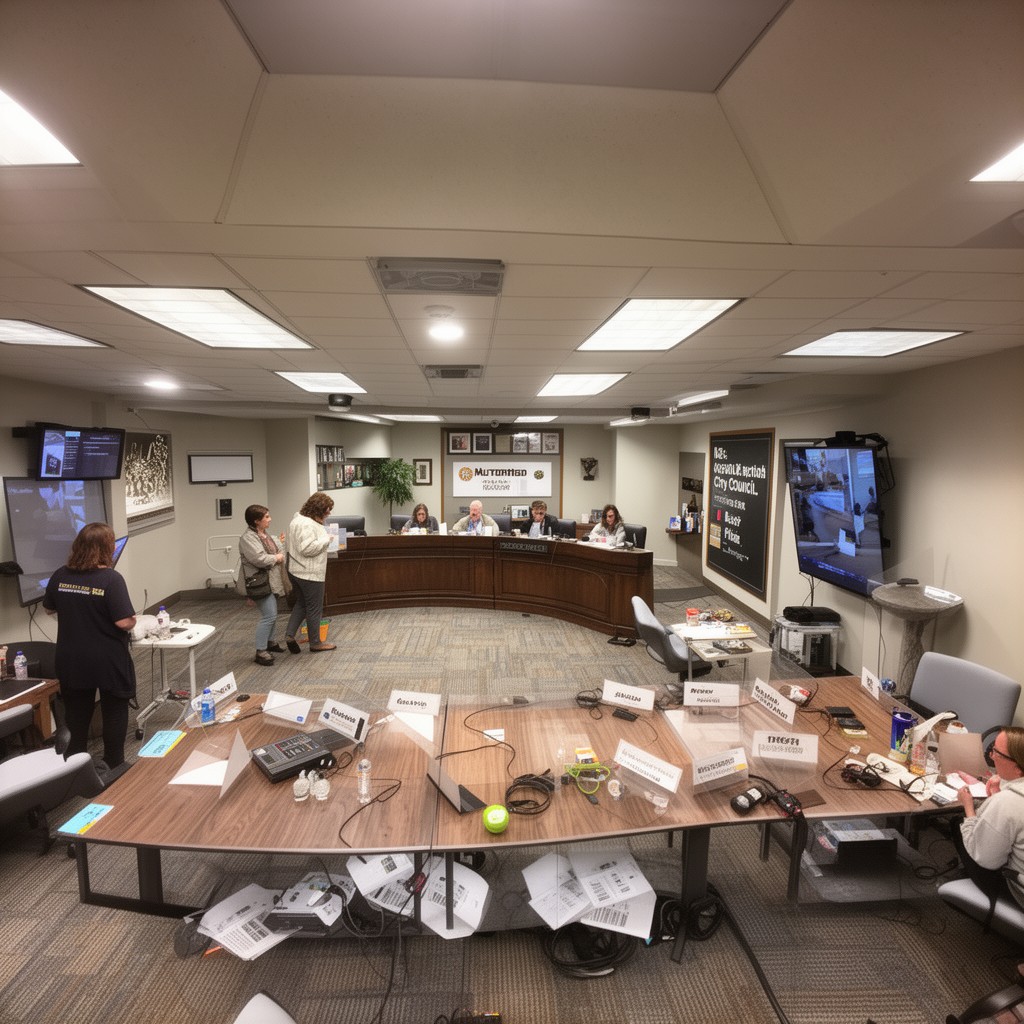 AI-generated illustration of Augusta City Council