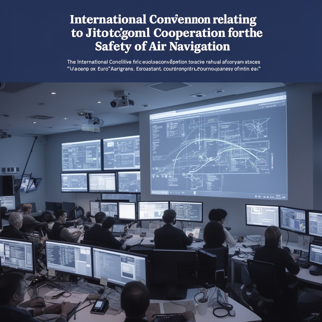 AI-generated illustration of International Convention relating to Cooperation for the Safety of Air Navigation