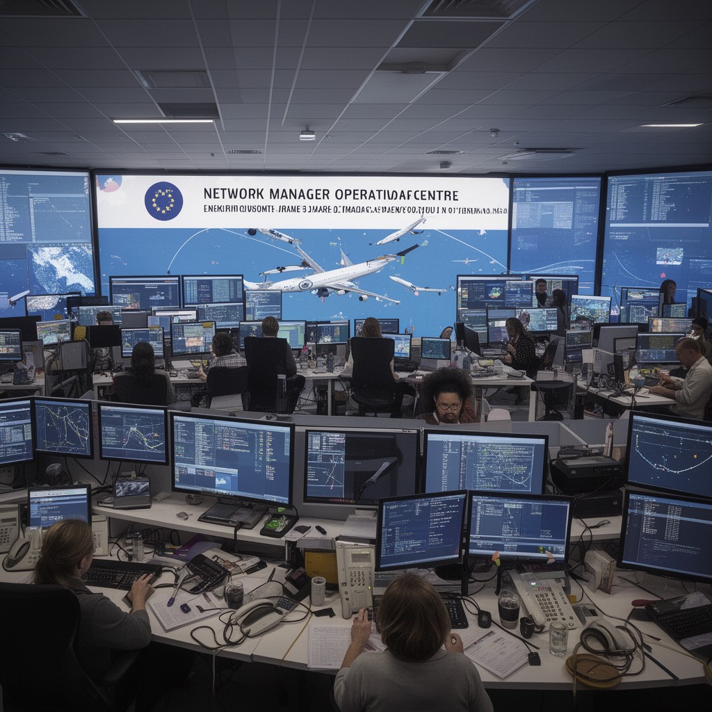 AI-generated illustration of Network Manager Operations Centre