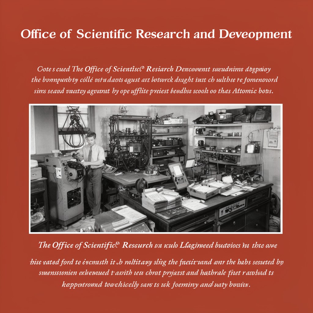 AI-generated illustration of Office of Scientific Research and Development