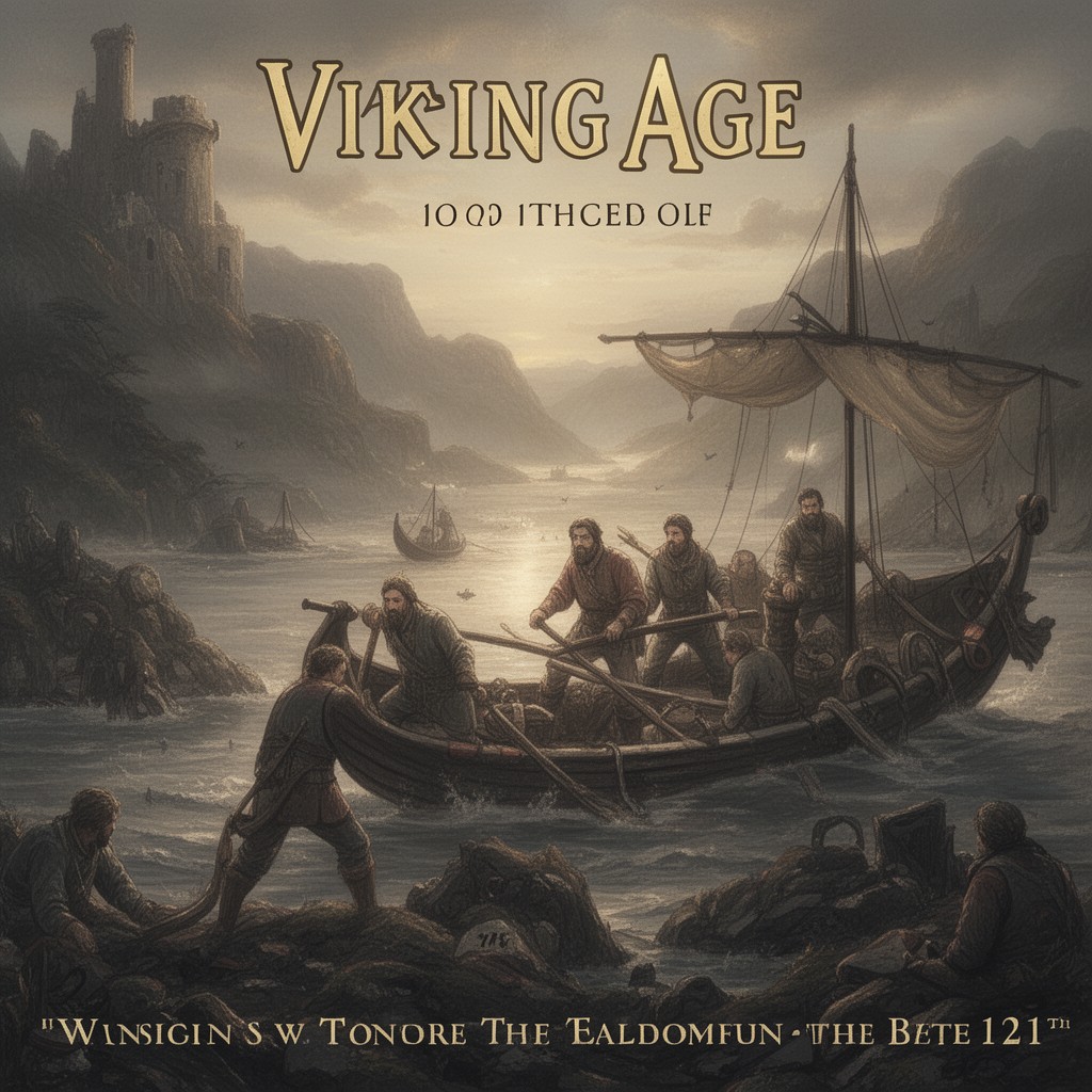 AI-generated illustration of Viking Age