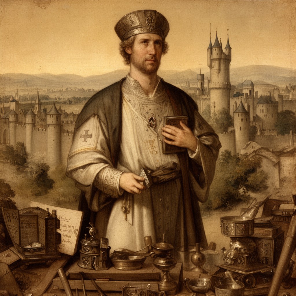 AI-generated illustration of Avignon Papacy