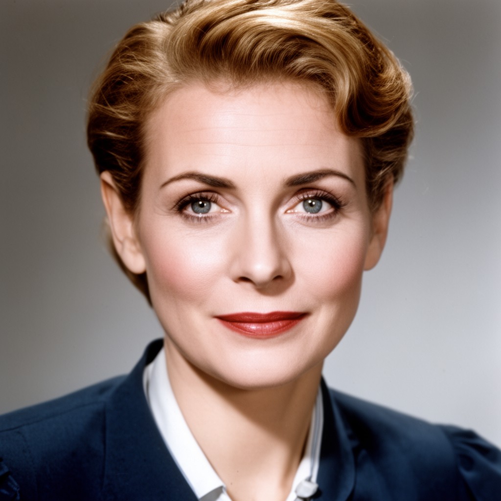AI-generated illustration of Katharine Hepburn