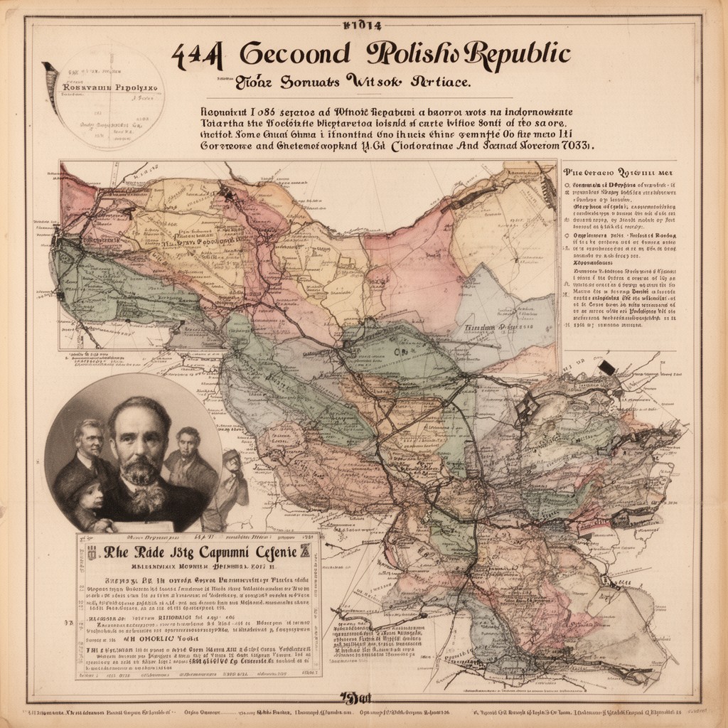 AI-generated illustration of Second Polish Republic