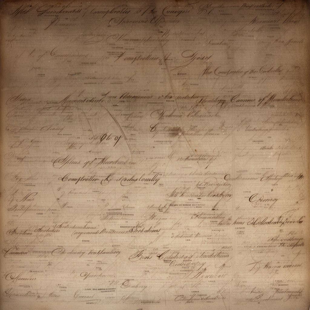 AI-generated illustration of Comptroller of the Treasury