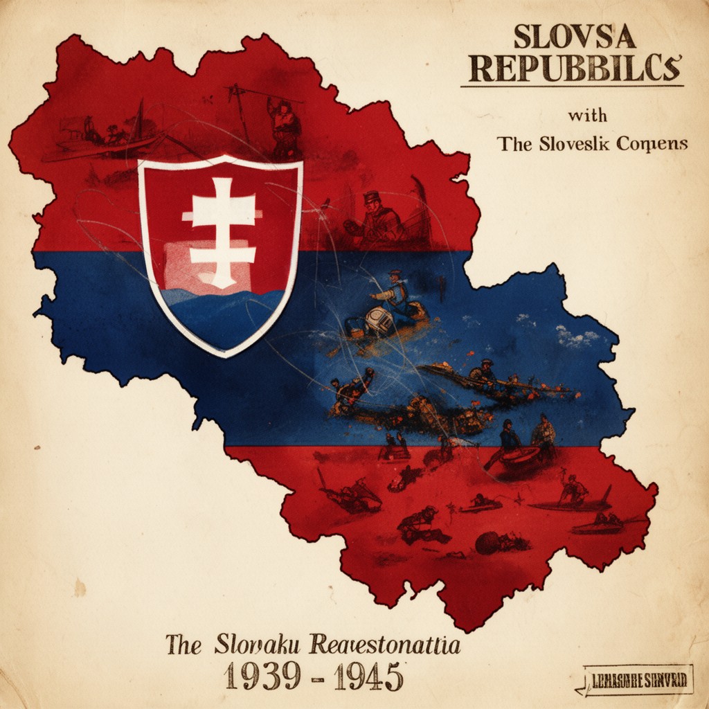 AI-generated illustration of Slovak Republic (1939–1945)