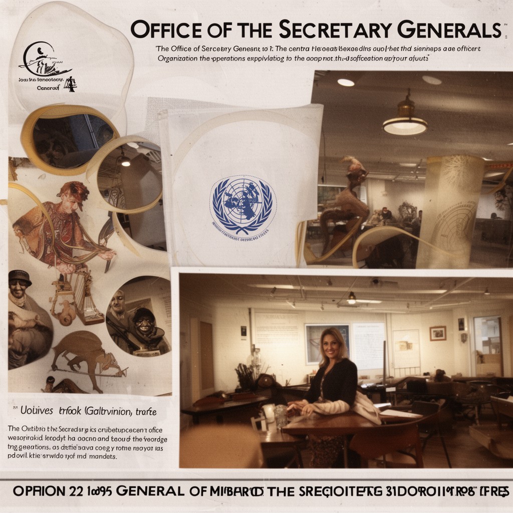 AI-generated illustration of Office of the Secretary-General