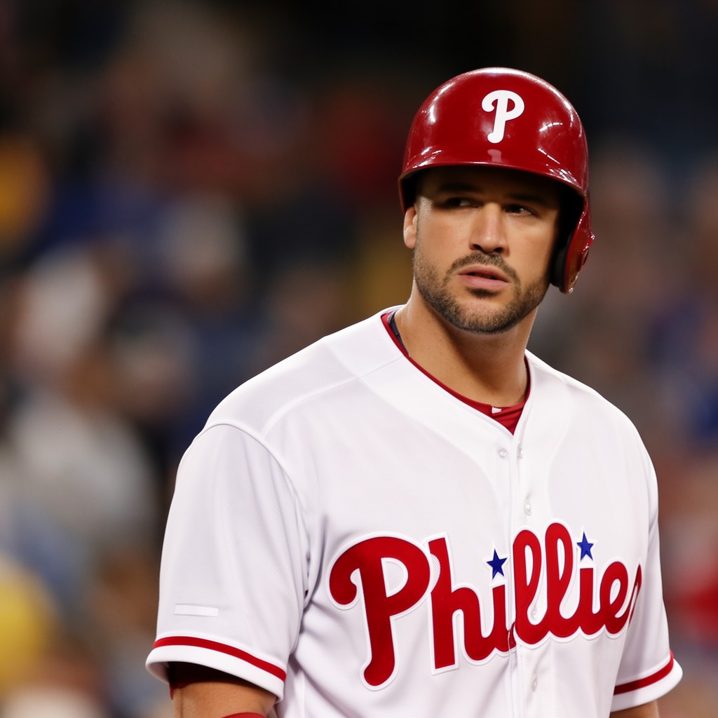 AI-generated illustration of Ryan Howard