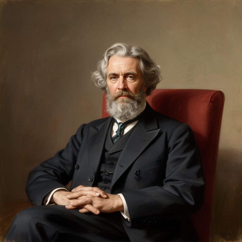 AI-generated illustration of Carl Wilhelm Siemens