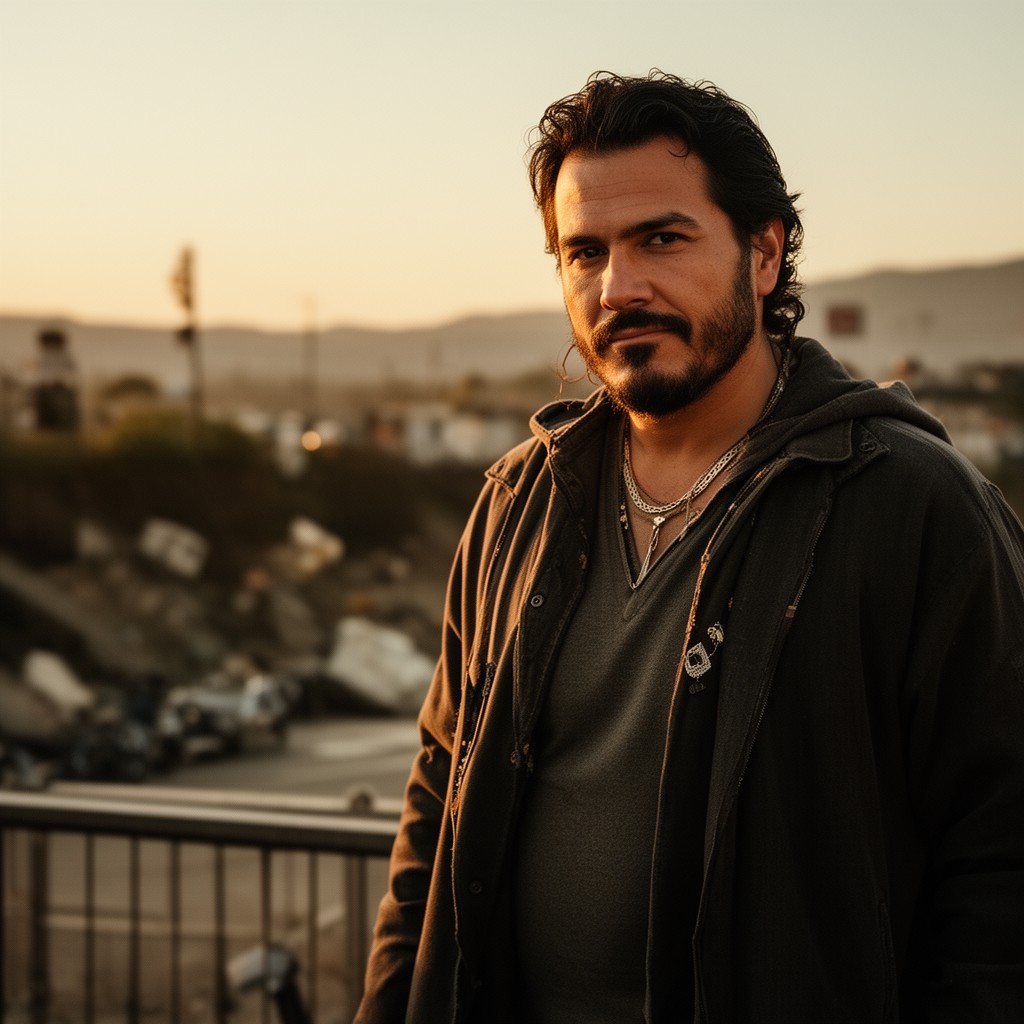 AI-generated illustration of Robert Rodriguez