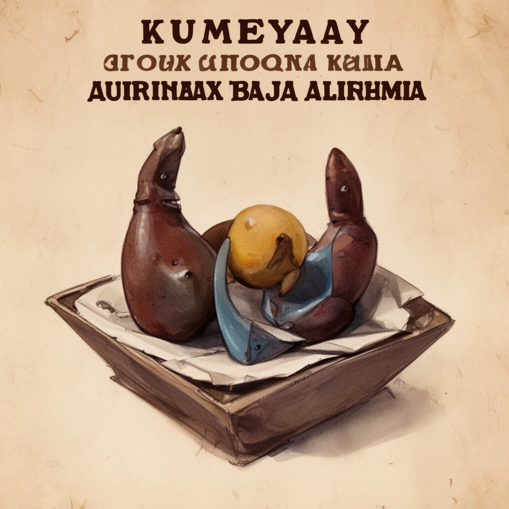 AI-generated illustration of Kumeyaay language