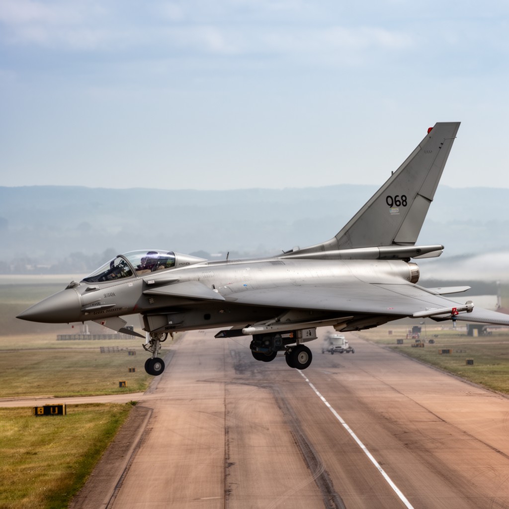 AI-generated illustration of Eurofighter Typhoon Tranche 2