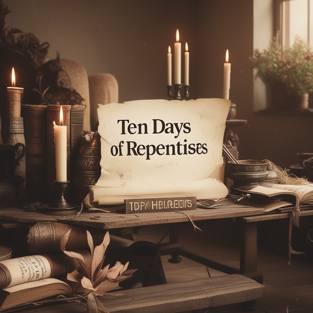 AI-generated illustration of Ten Days of Repentance