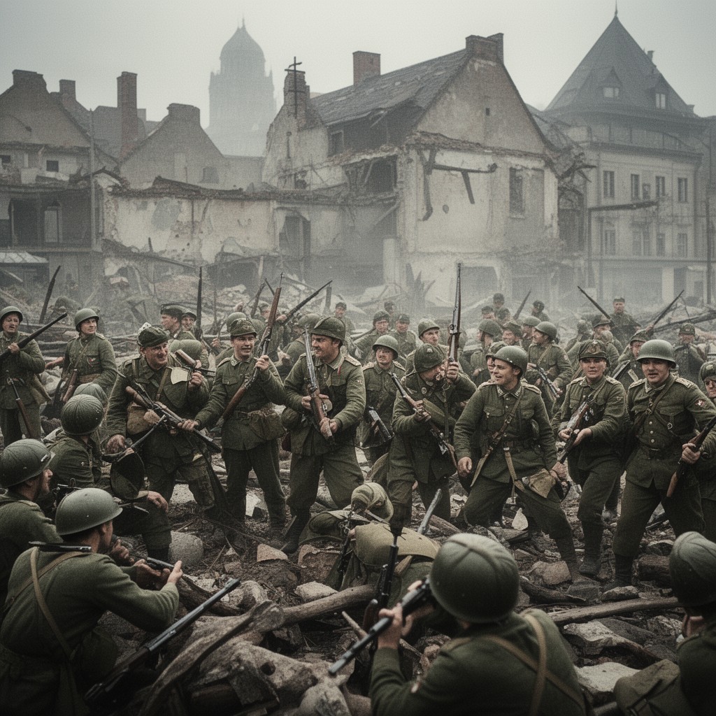 AI-generated illustration of Home Army (Armia Krajowa)