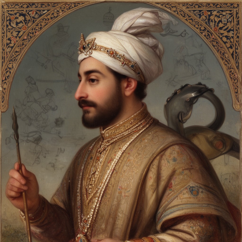 AI-generated illustration of Jahangir