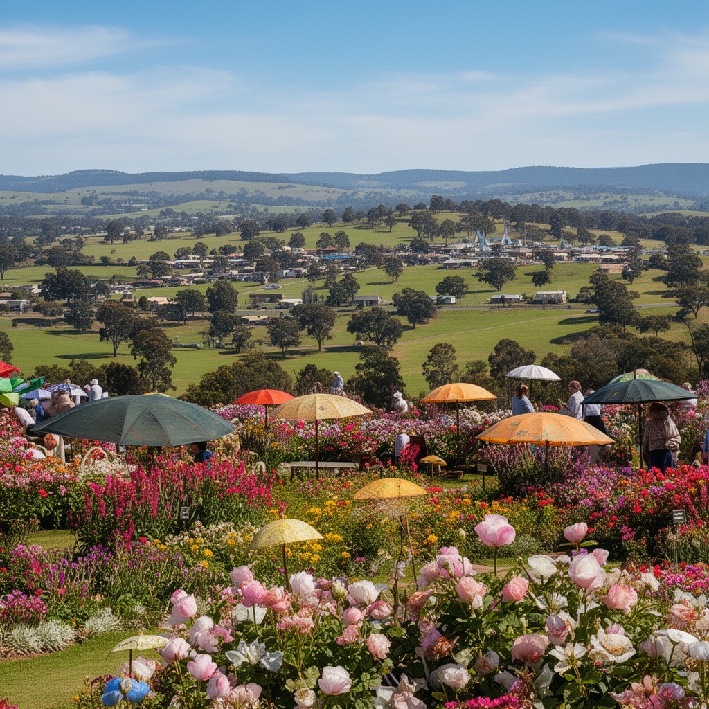 AI-generated illustration of Toowoomba