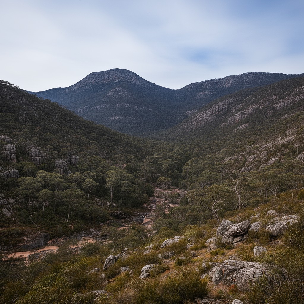 AI-generated illustration of Namadgi National Park