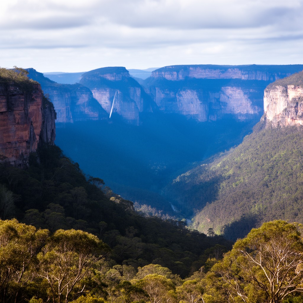 AI-generated illustration of Blue Mountains