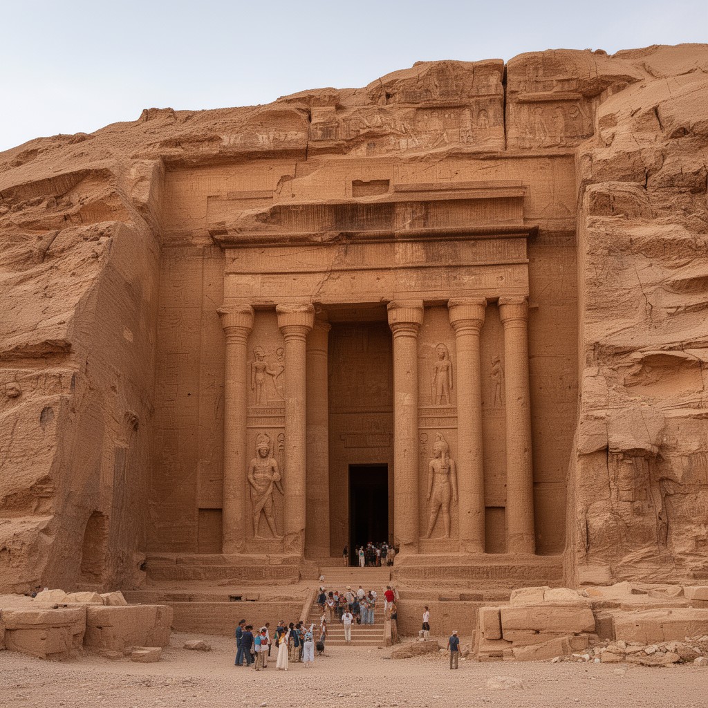 AI-generated illustration of Temple of Derr