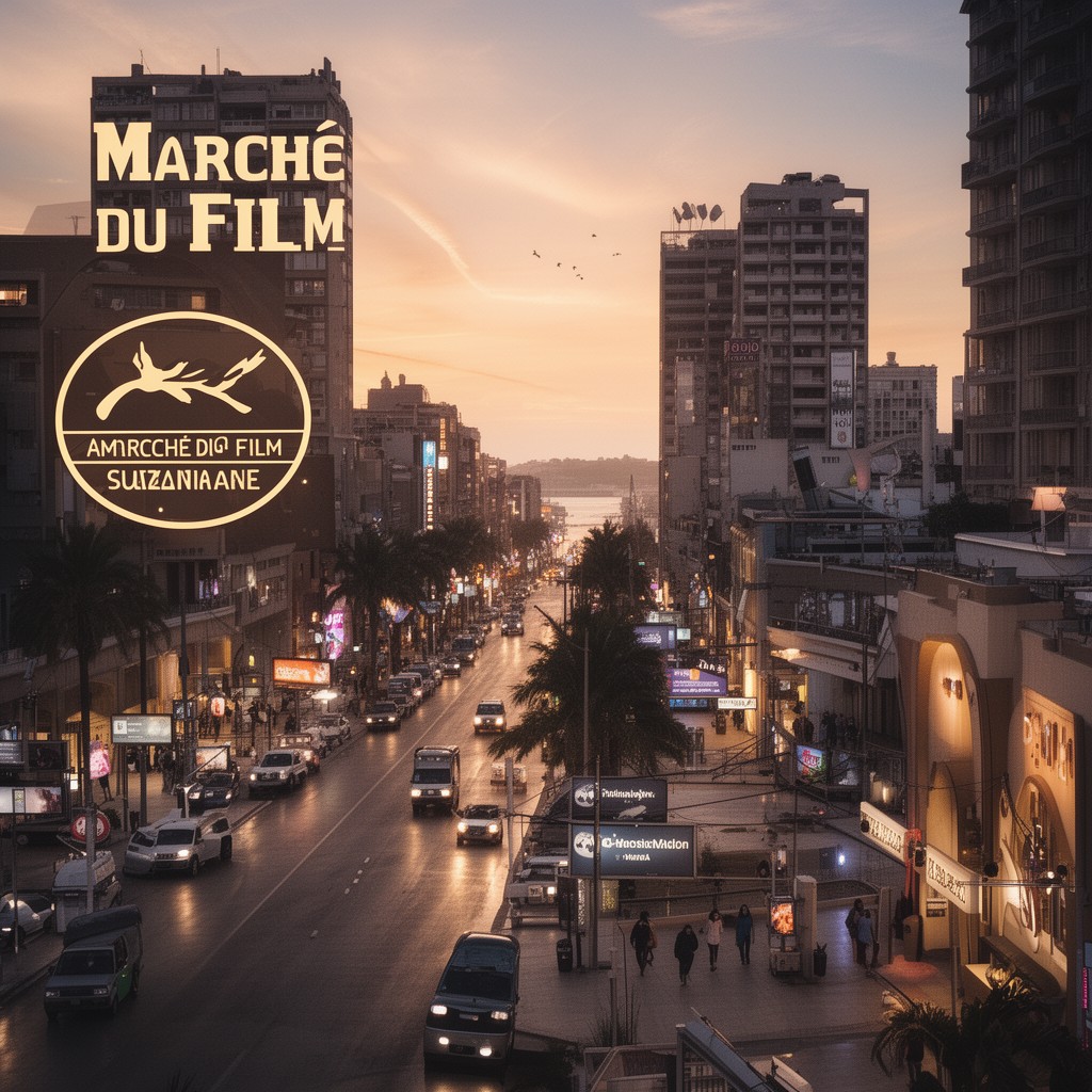 AI-generated illustration of Marché du Film
