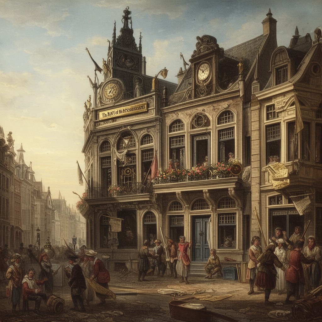 AI-generated illustration of Bank of Amsterdam