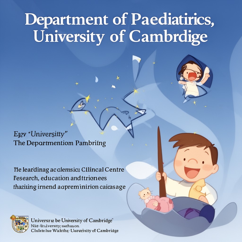 AI-generated illustration of Department of Paediatrics, University of Cambridge