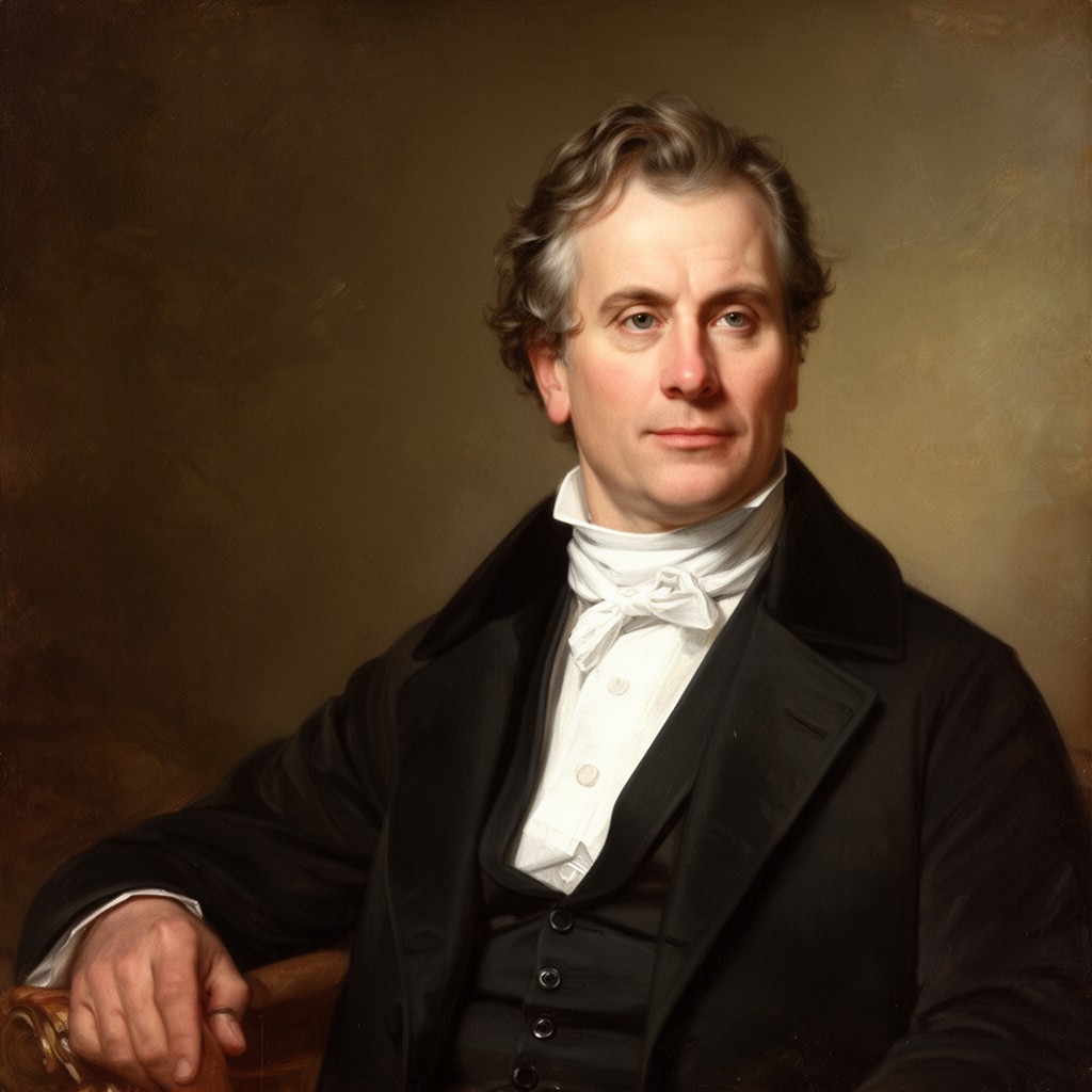 AI-generated illustration of Horace Mann
