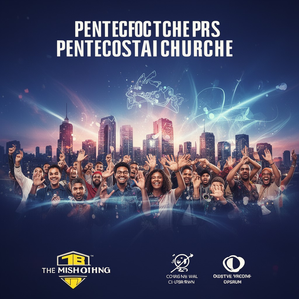 AI-generated illustration of Pentecostal churches