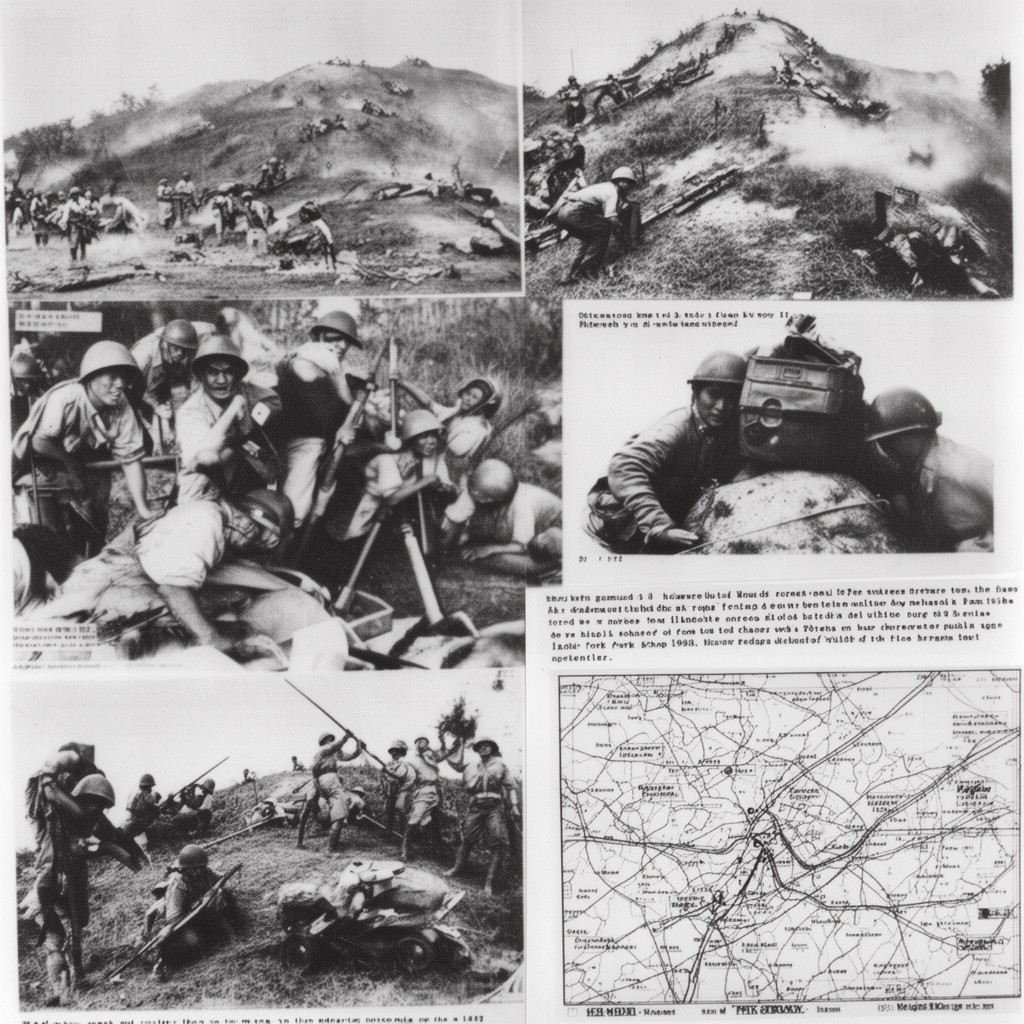 AI-generated illustration of Battle of Pork Chop Hill
