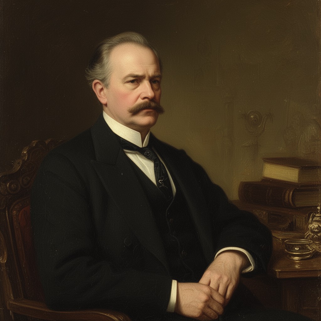 AI-generated illustration of Herbert Henry Asquith